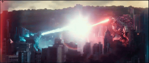 Godzilla 2021 Power Breath Fight GIF