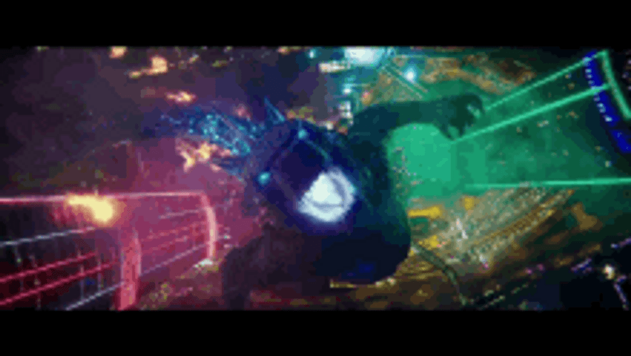 Godzilla Aerial Shot Roar GIF