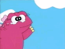 Godzilla Cartoon Cute Hug GIF