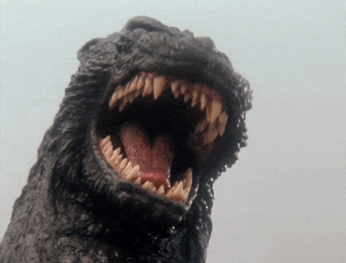Godzilla Dance With Big Roar GIF
