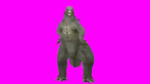 Godzilla Meme Funny Dance Move GIF
