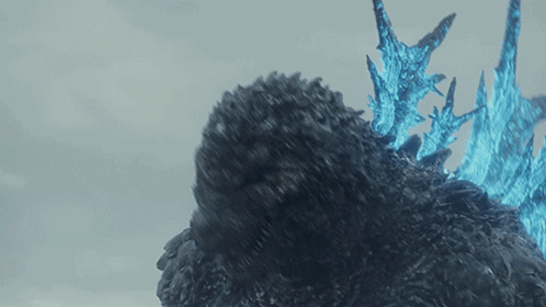 Godzilla Minus One Blue Fire GIF
