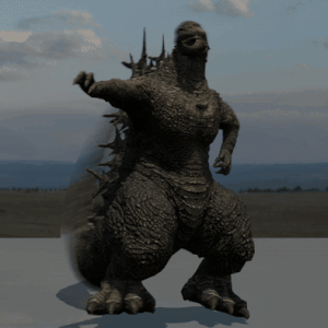 Godzilla Minus One Dancing GIF