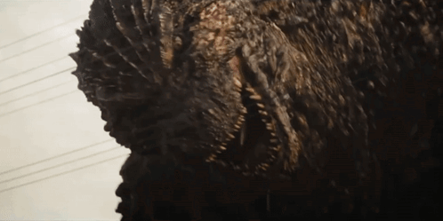 Godzilla Minus One Yawning GIF