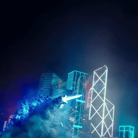 Godzilla Vs Kong Atomic Breath GIF