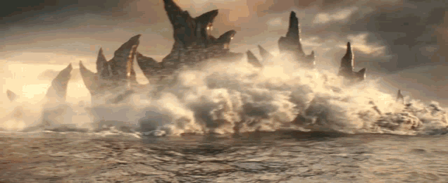 Godzilla Vs Kong Sea Creature GIF