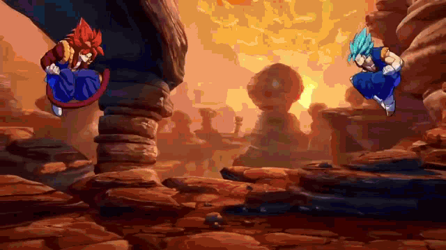 Gogeta Big Bang Kamehameha GIF
