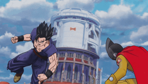 Gohan Kicking Gamma 1 Far Dragon Ball Super GIF
