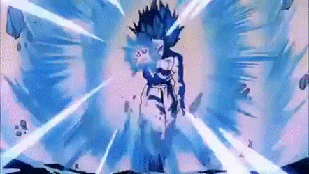 Gohan Super Saiyan Vs. Cell GIF