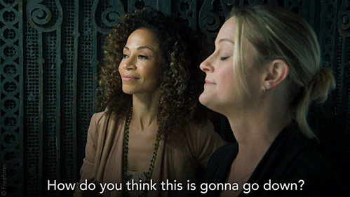 Going Down Actress Sherri Saum GIF