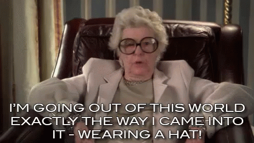 Going Out The Way I Came In Wearing Hat 30 Rock