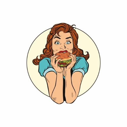 Going Up On A Tuesday Burger Me Art GIF