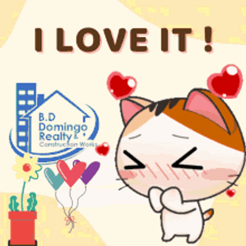 Gojill The Meow Blushing Love It Sticker GIF