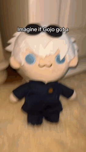 Gojo Cute Plushie Meme GIF