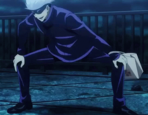 Gojo Dance Moves Meme GIF