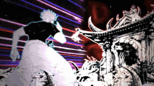 Gojo Domain Expansion Animated Art GIF