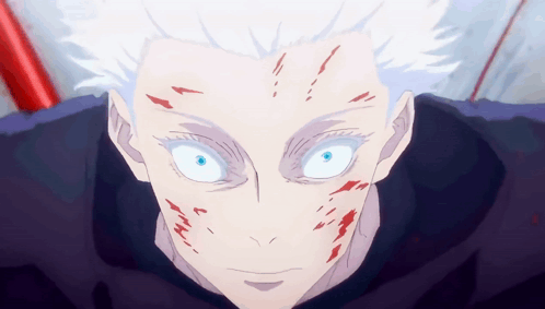 Gojo Domain Expansion Bloody Encounter GIF