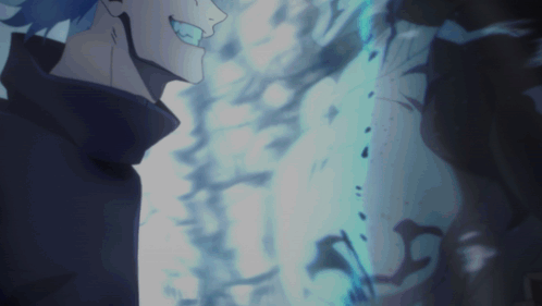 Gojo Domain Expansion Earth Shaking Power GIF
