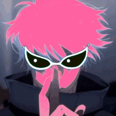 Gojo Domain Expansion Pink Splash GIF