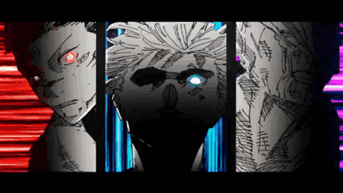 Gojo Hollow Purple Atomic Burst Jujutsu Kaisen GIF