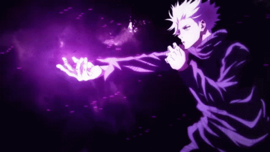 Gojo Purple Anime GIF