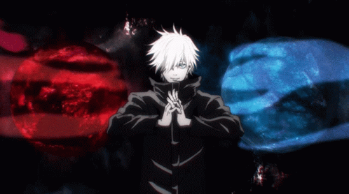 Gojo Purple Red And Blue Cursed Technique GIF