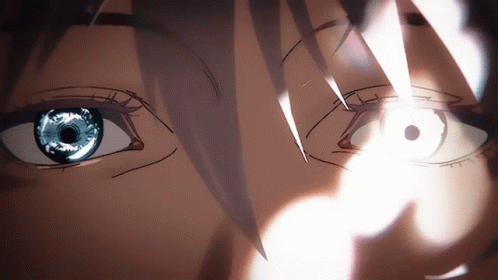 Gojo Sad Longing Stare Close Up GIF