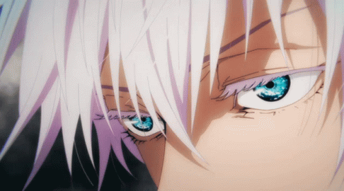 Gojo Satoru Blinking GIF