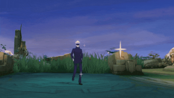 Gojo Satoru Domain Expansion Casual Stroll GIF