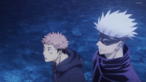 Gojo Satoru Domain Expansion Dark Blindfold GIF