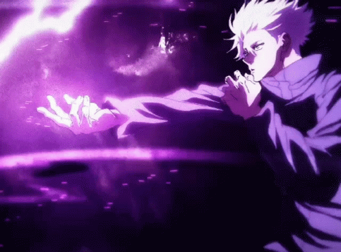 Gojo Satoru Hollow Purple Explosion GIF