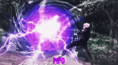 Gojo Satoru Hollow Purple Vast Explosion GIF