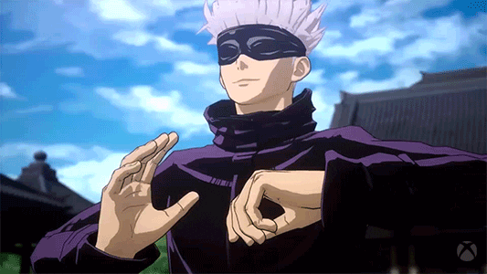 Gojo Satoru Launching Domain Expansion GIF