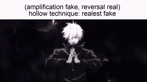 Gojo Satoru Realest Fake Technique GIF