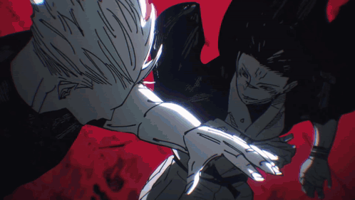 Gojo Satoru Sinister Smile Domain Expansion GIF
