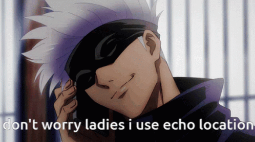 Gojo Satoru Talking On The Phone GIF