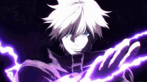 Gojo Satoru Unleashing Hollow Purple GIF