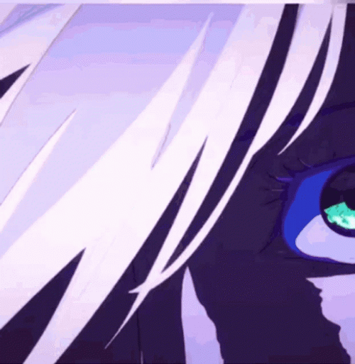 Gojo Saturu Domain Expansion Purple Anime GIF