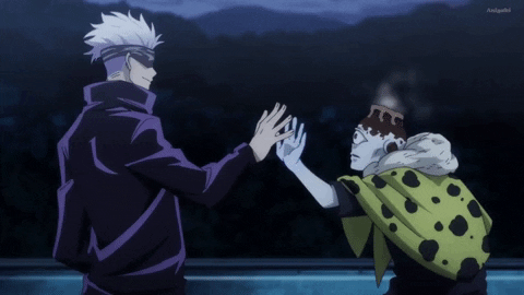 Gojo Showing Domain Expansion On Cyclops Scott Summers GIF