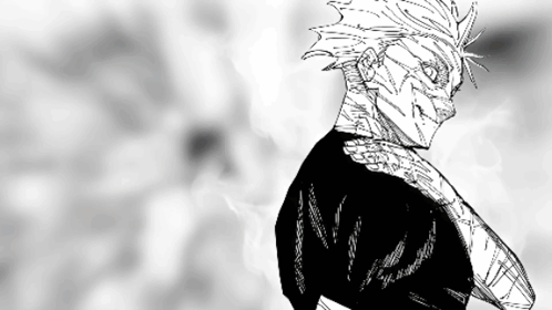 Gojo Strongest Battle Ready Pose GIF