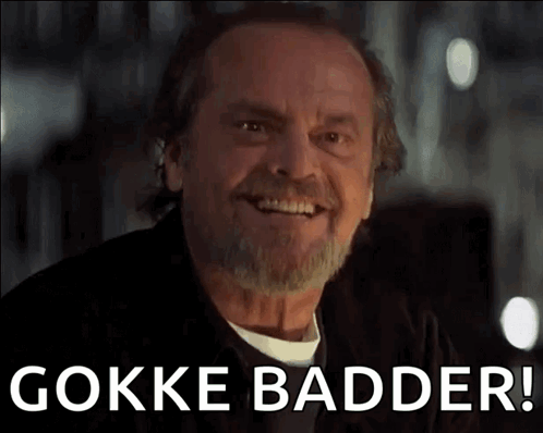 Gokke Badder Jack Nicholson Yes GIF