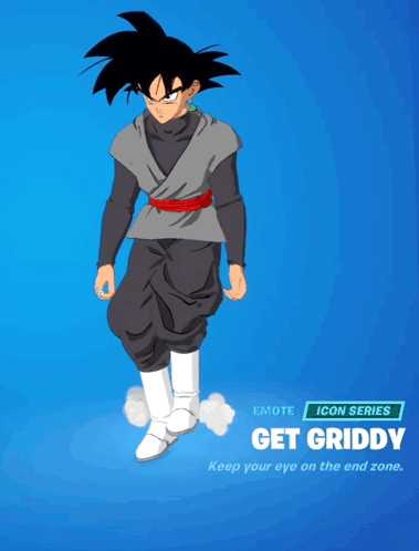Goku Black Fortnite Griddy GIF