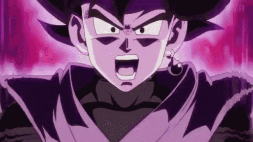 Goku Black Loud Screaming GIF