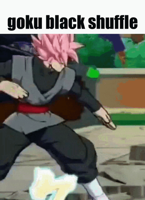 Goku Black Shuffle GIF