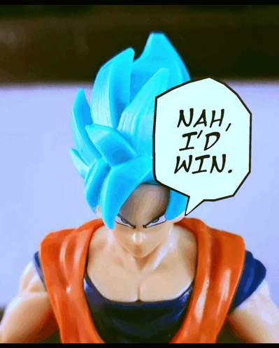Goku Dragon Ball Z Winning Meme GIF