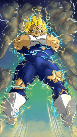Goku Dragonball Z Fierce Combat Style GIF