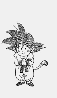 Goku Dragonball Z Sketch GIF