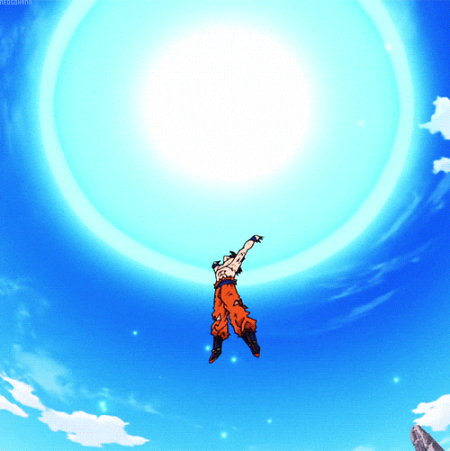 Goku Drip Energy Ball GIF