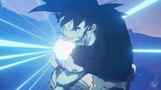 Goku Drip Kamehameha Wave GIF