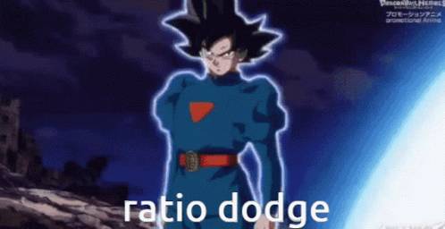 Goku Drip Ratio Dodge GIF